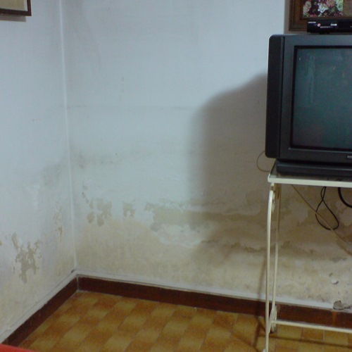 Umidità di risalita capillare in locale interrato a Bruino (TO)